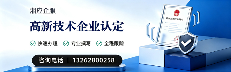 怀化高新技术企业认定申报服务
