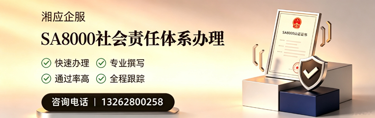 怀化SA8000社会责任体系认证服务