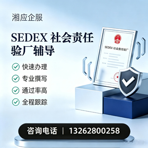怀化SEDEX社会责任验厂申请服务