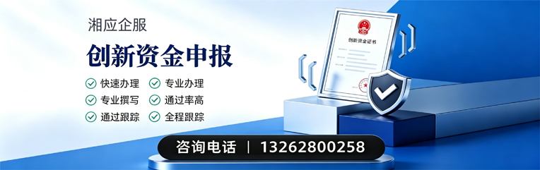 怀化创新资金申报服务